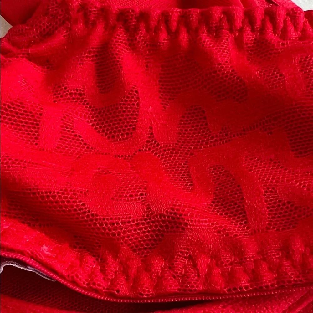 Savage X Fenty Vibrant Red Bra - Picture 6 of 6